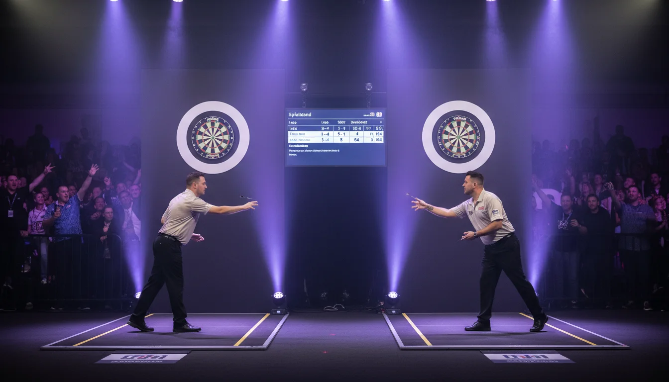 Darts Over Under Wetten mit Spielstand-Anzeige
